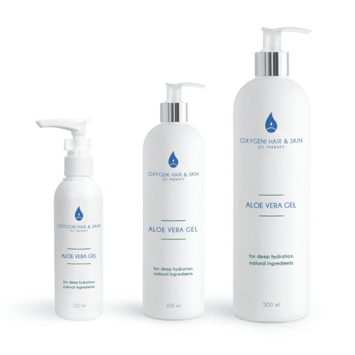 OXYGENI ALOE VERA GEL -  Sebgyógyításra, hidratálásra, irritációra